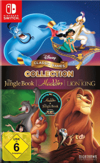 Disney Classic Games Collection: The Jungle Book, Aladdin, & The Lion King PAL Nintendo Switch PAL box art